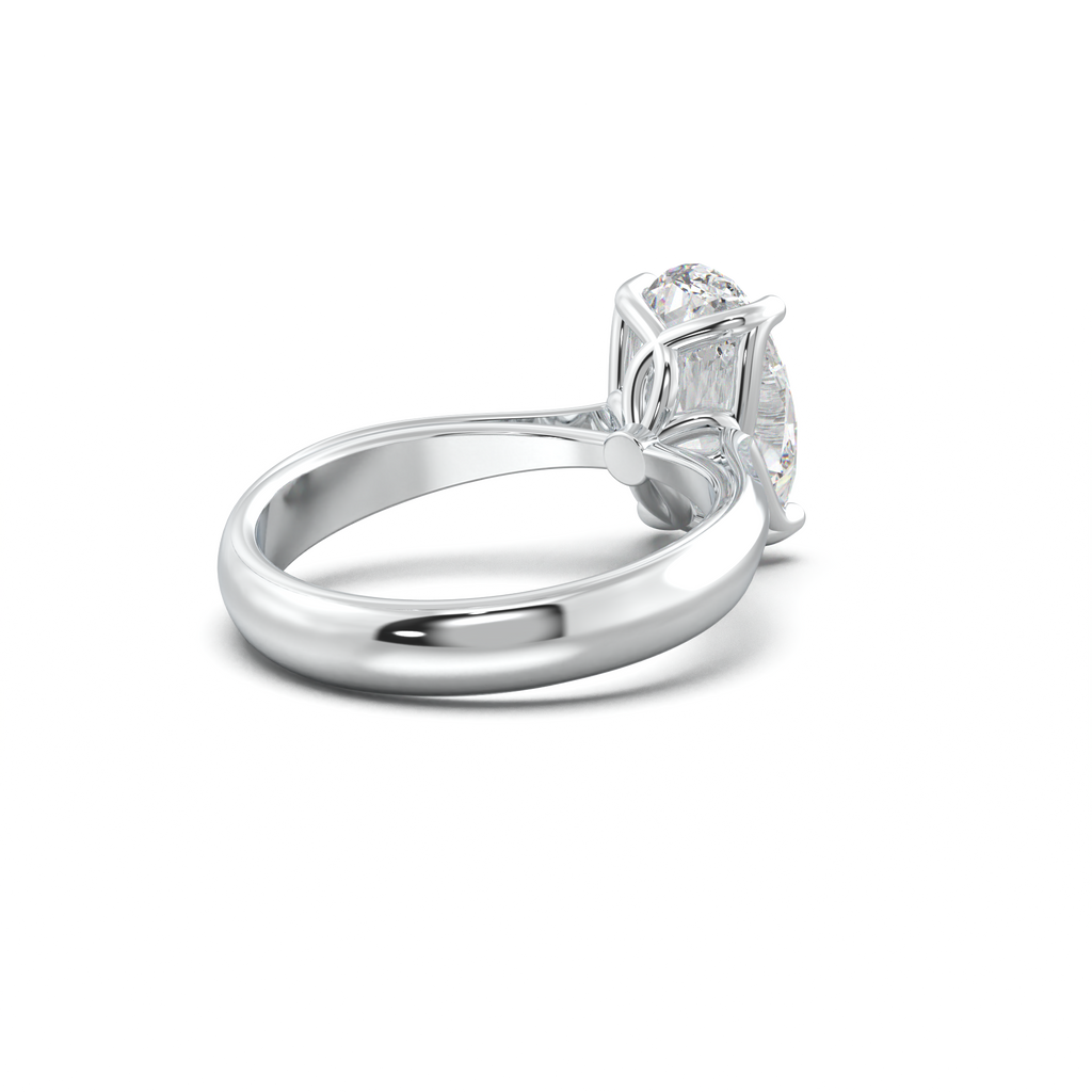 Oval Solitaire Engagement Ring