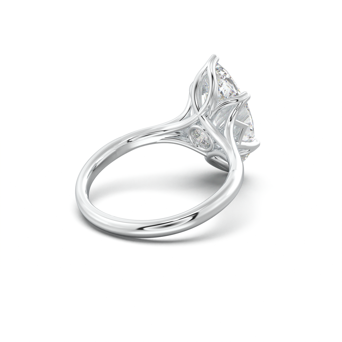 Marquise Solitaire with Hidden Diamond Accent