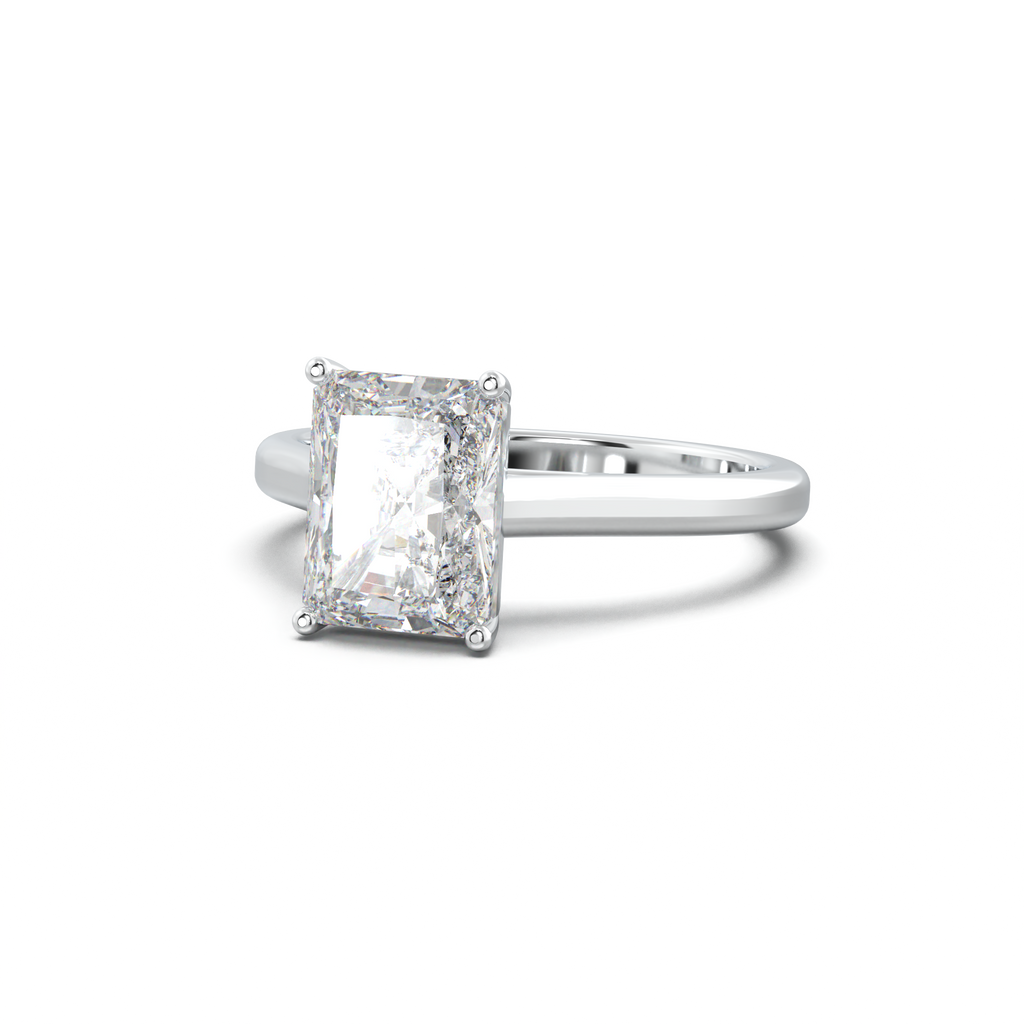 Radiant Solitaire Engagement Ring