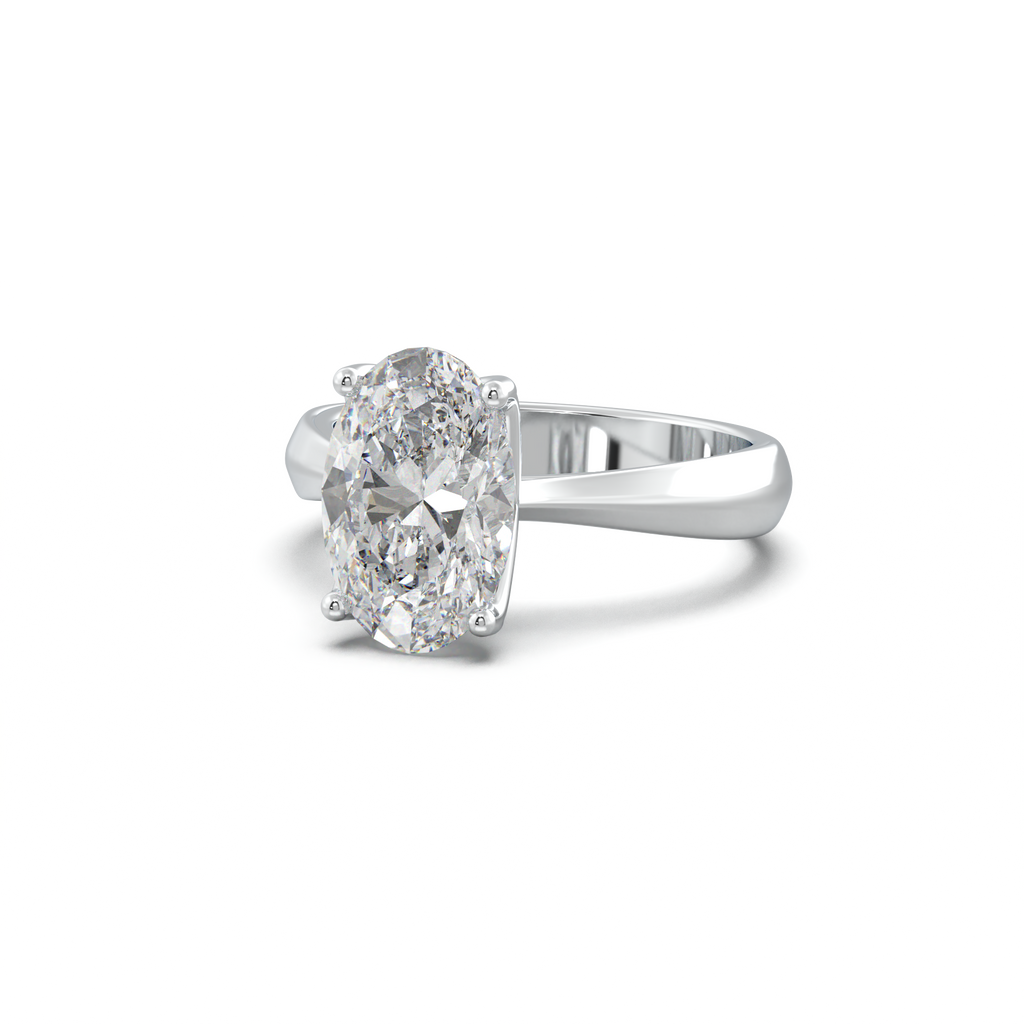 Oval Solitaire Engagement Ring