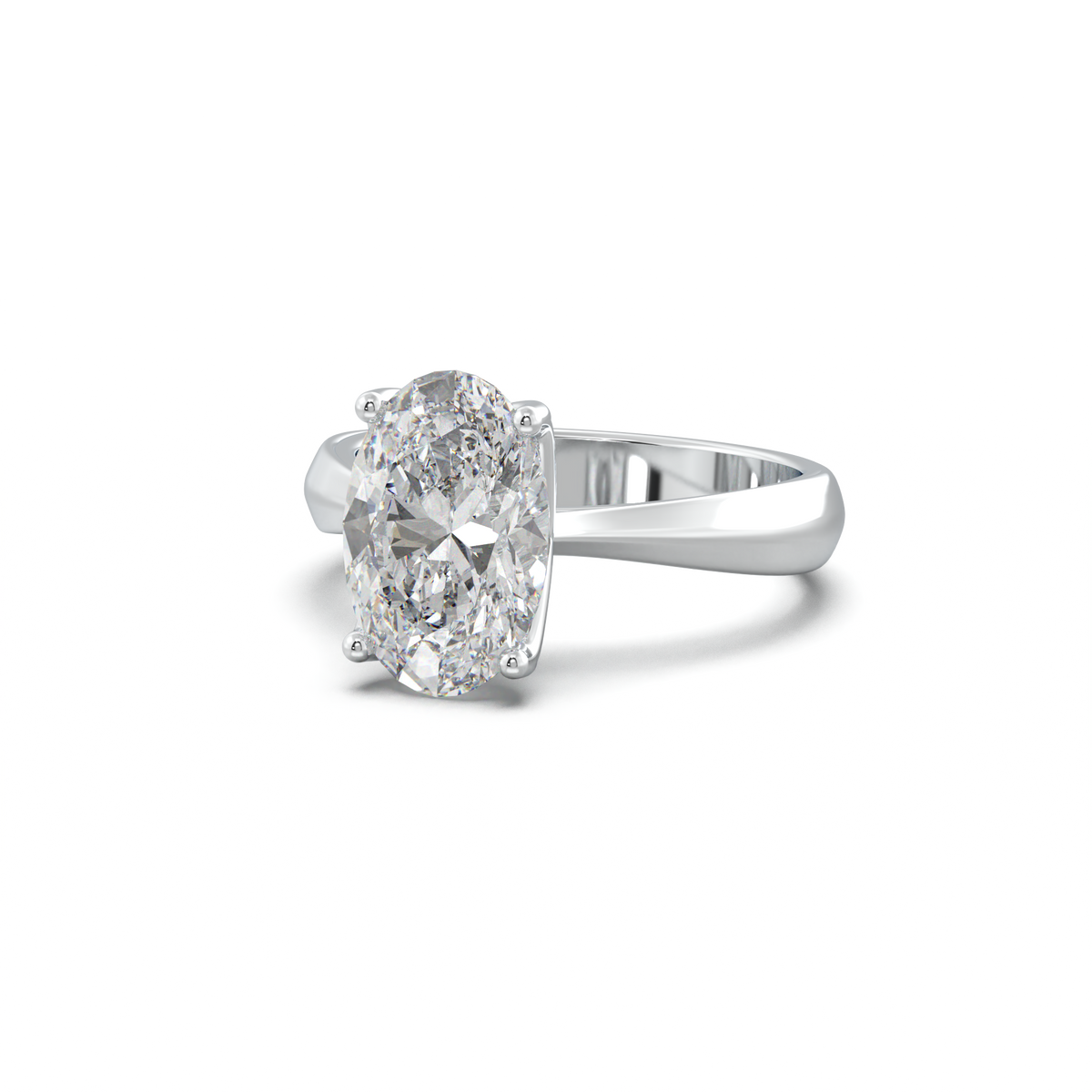 Oval Solitaire Engagement Ring