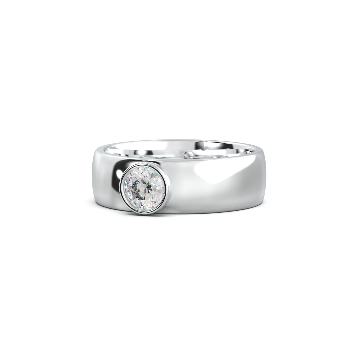 Round Bezel Men's Band