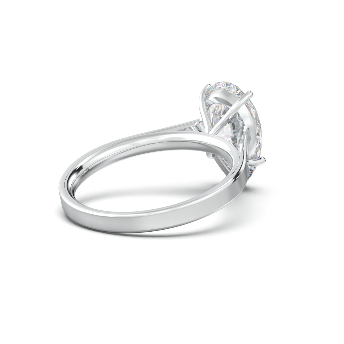 Pear Solitaire Engagement Ring