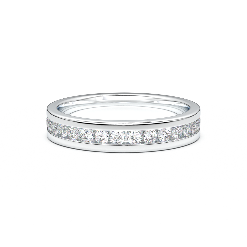 Channel-Set Diamond Men's Band