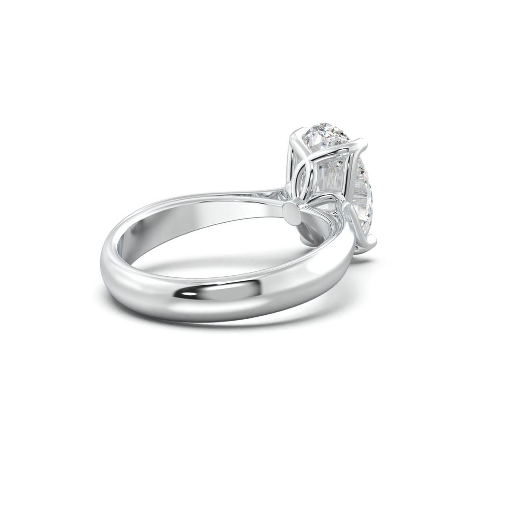 Oval Solitaire Engagement Ring