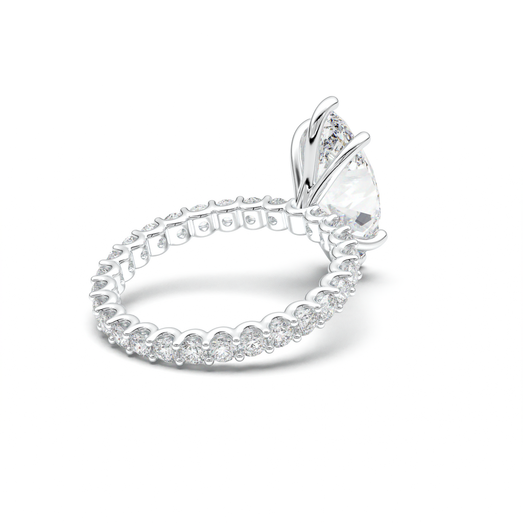 Marquise Pavé Engagement Ring