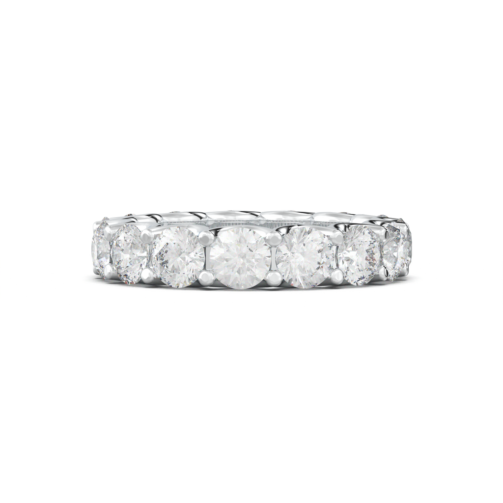 Round Eternity Wedding Band