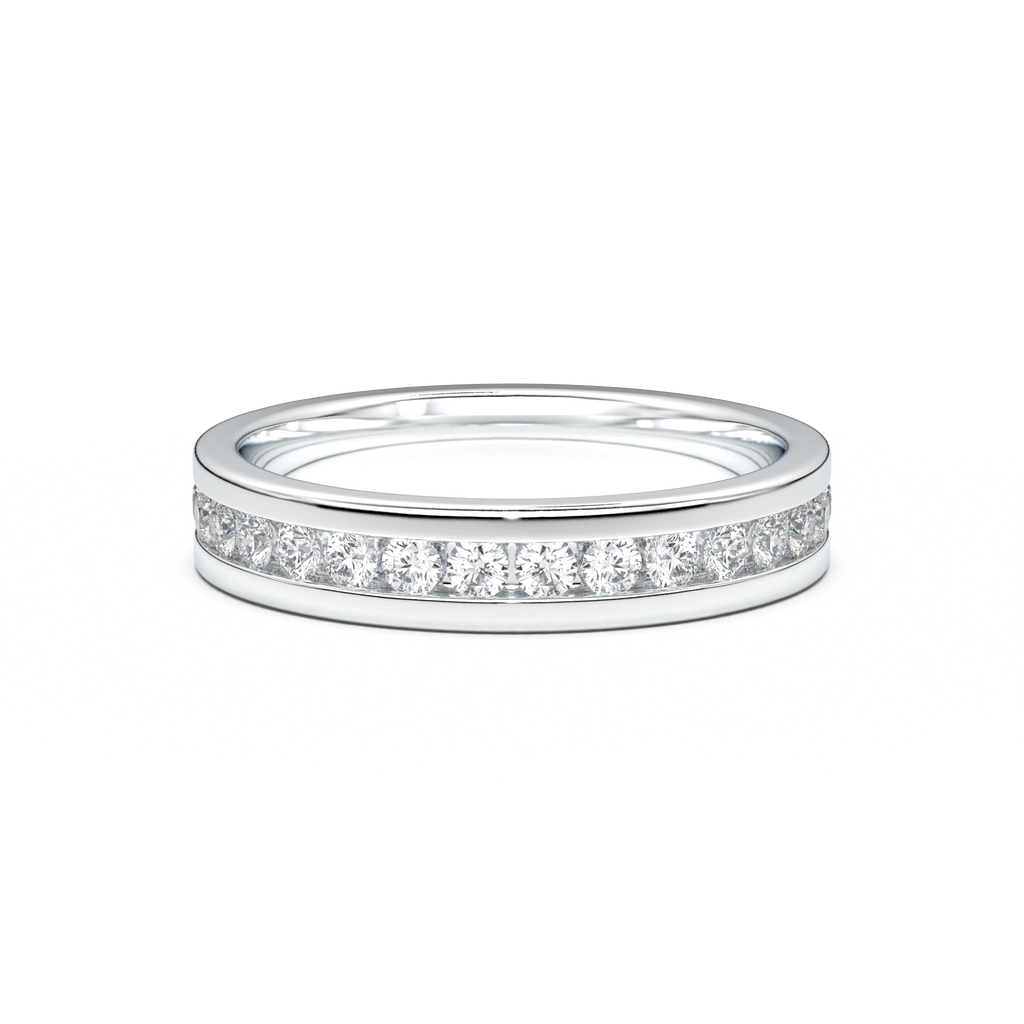 Channel-Set Diamond Men's Band