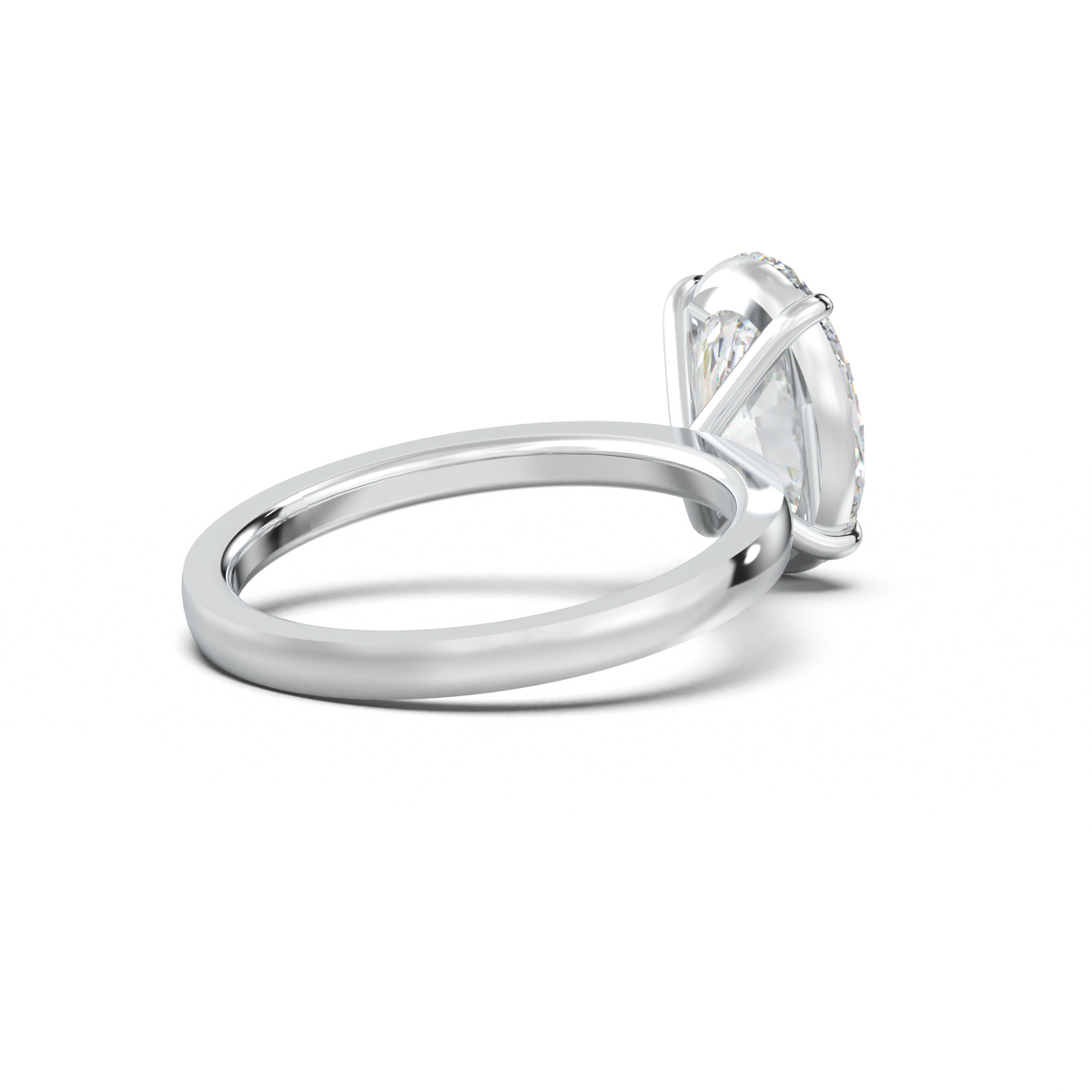 Oval Solitaire Engagement Ring