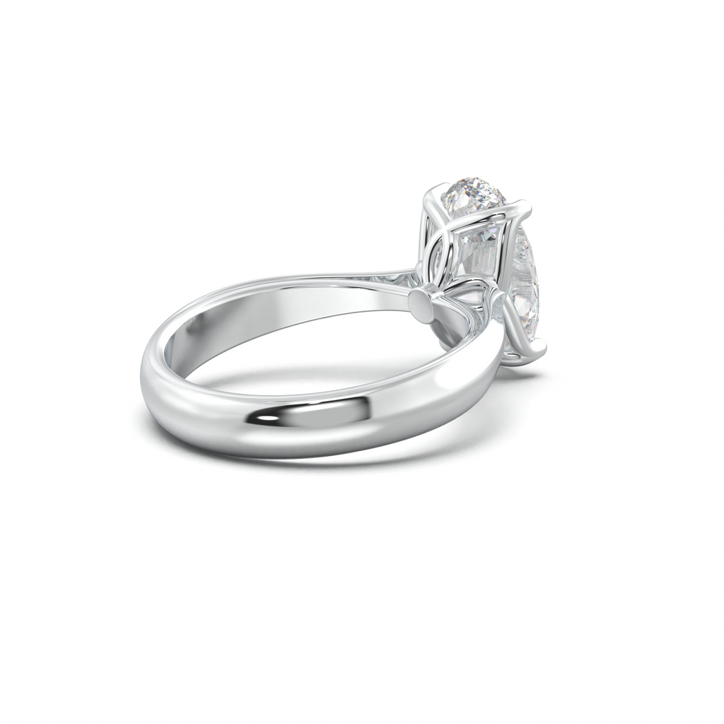 Oval Solitaire Engagement Ring