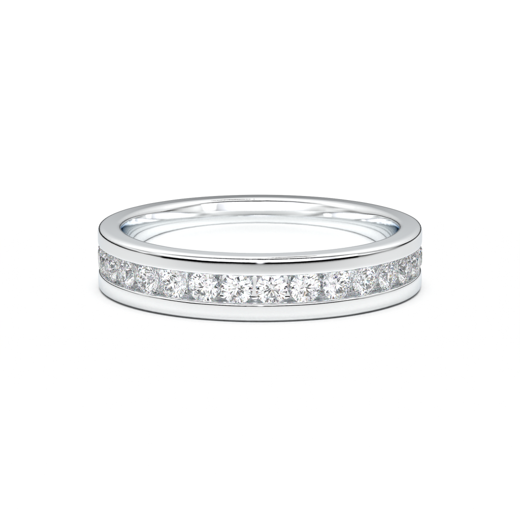 Channel-Set Diamond Men's Band
