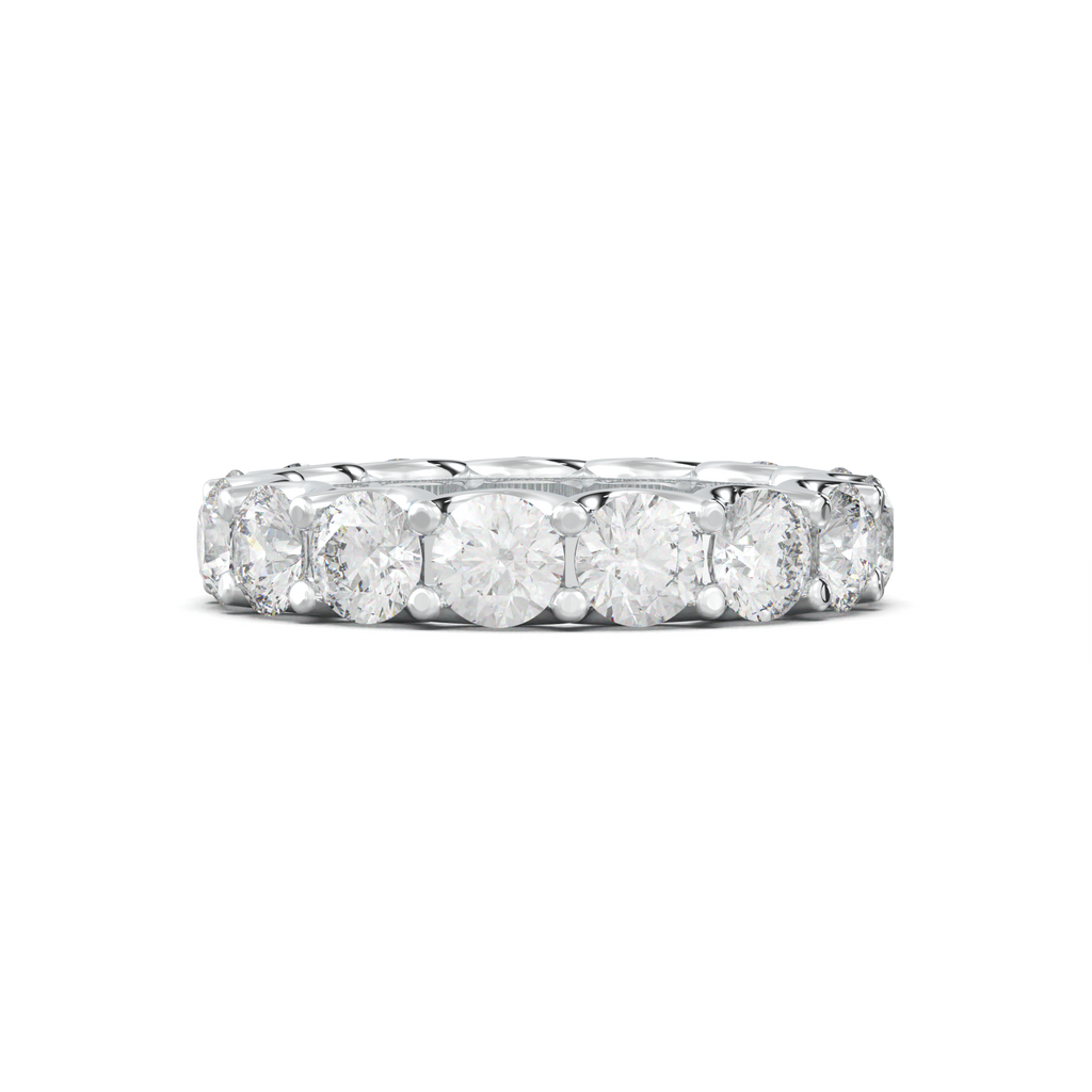 Round Eternity Wedding Band
