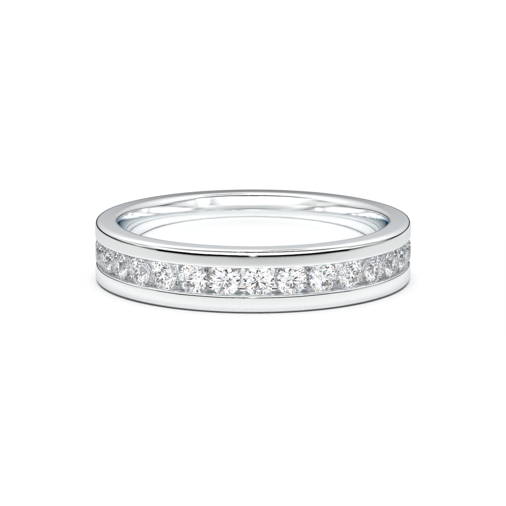 Channel-Set Diamond Men's Band