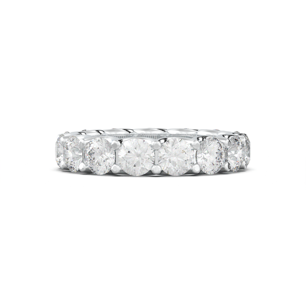 Round Eternity Wedding Band