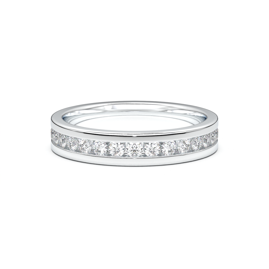 Channel-Set Diamond Men's Band