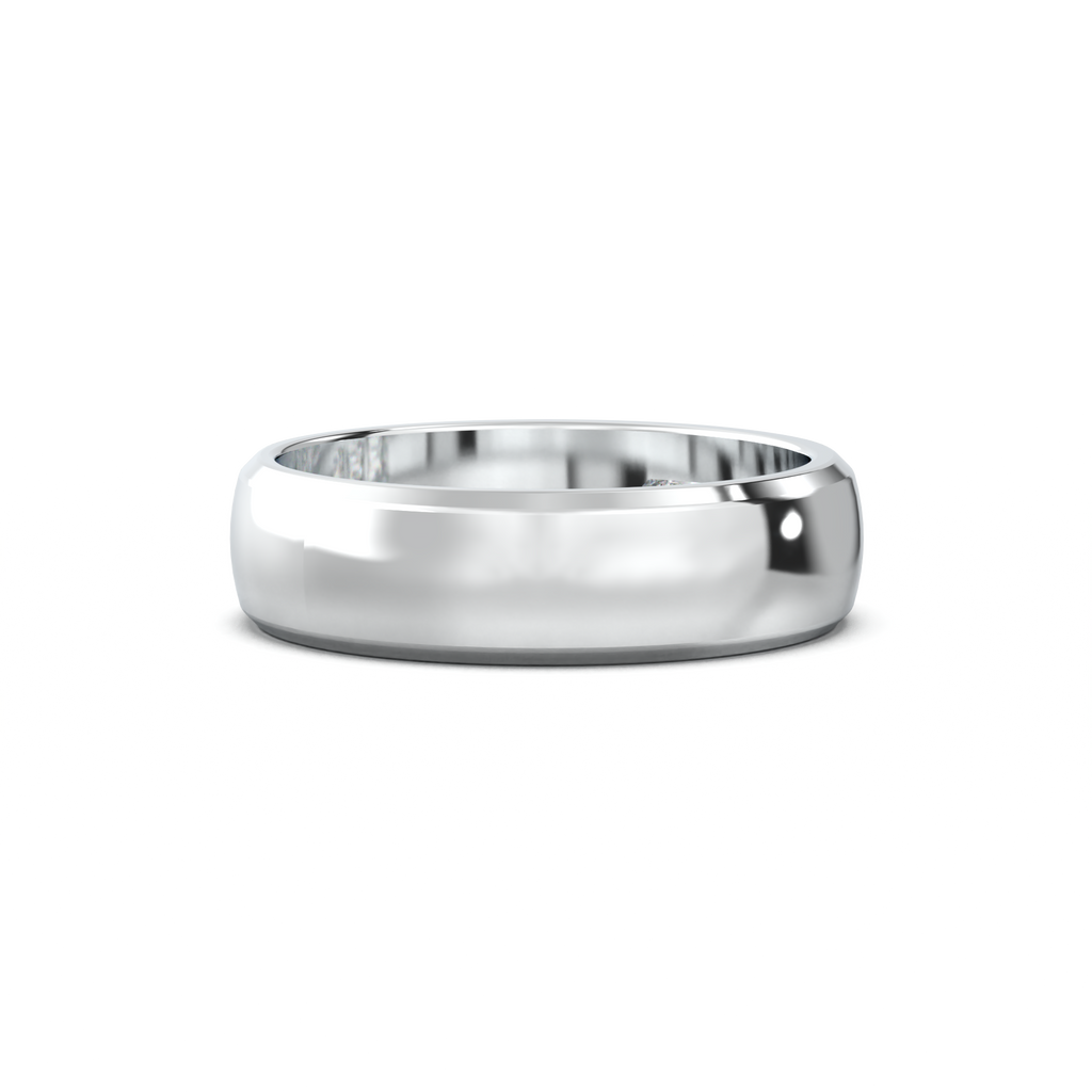 Three-Emerald Inlay Men's Band