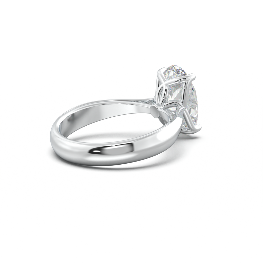 Oval Solitaire Engagement Ring