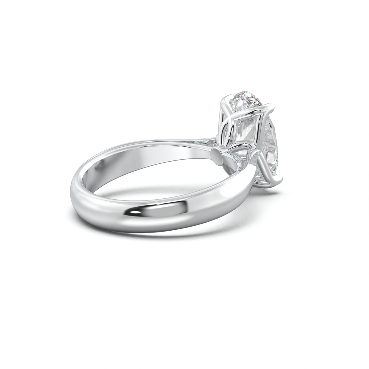 Oval Solitaire Engagement Ring