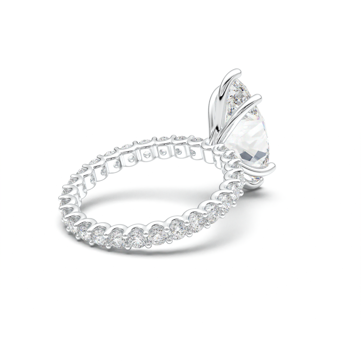 Marquise Pavé Engagement Ring