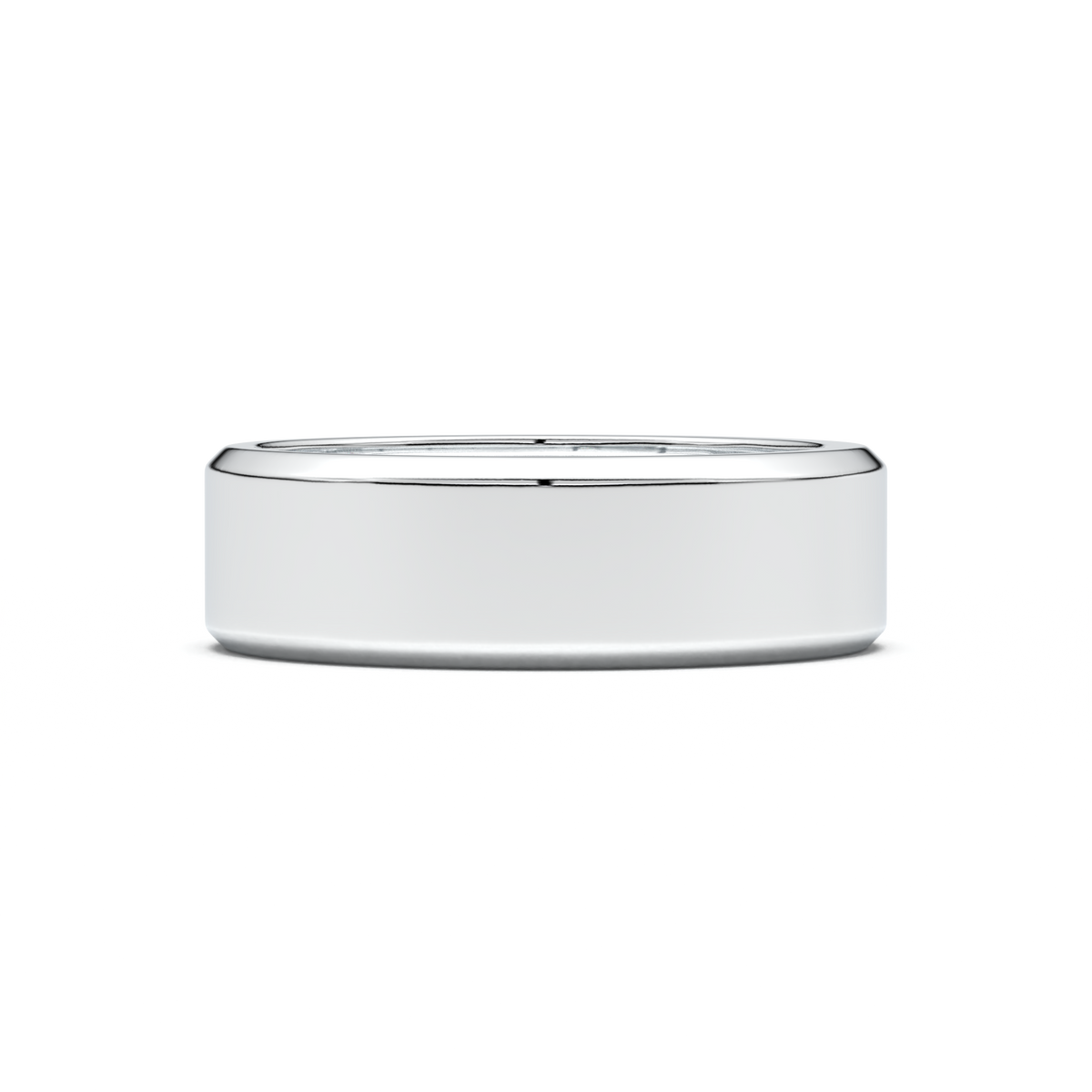 Flush-Set Round Men's Band