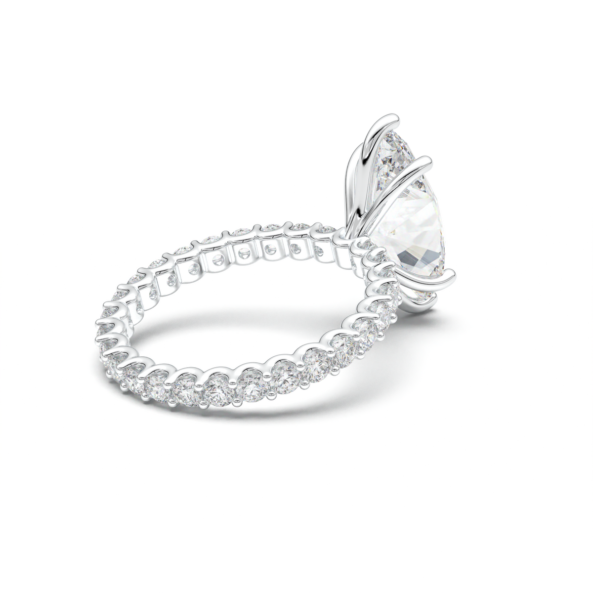 Marquise Pavé Engagement Ring