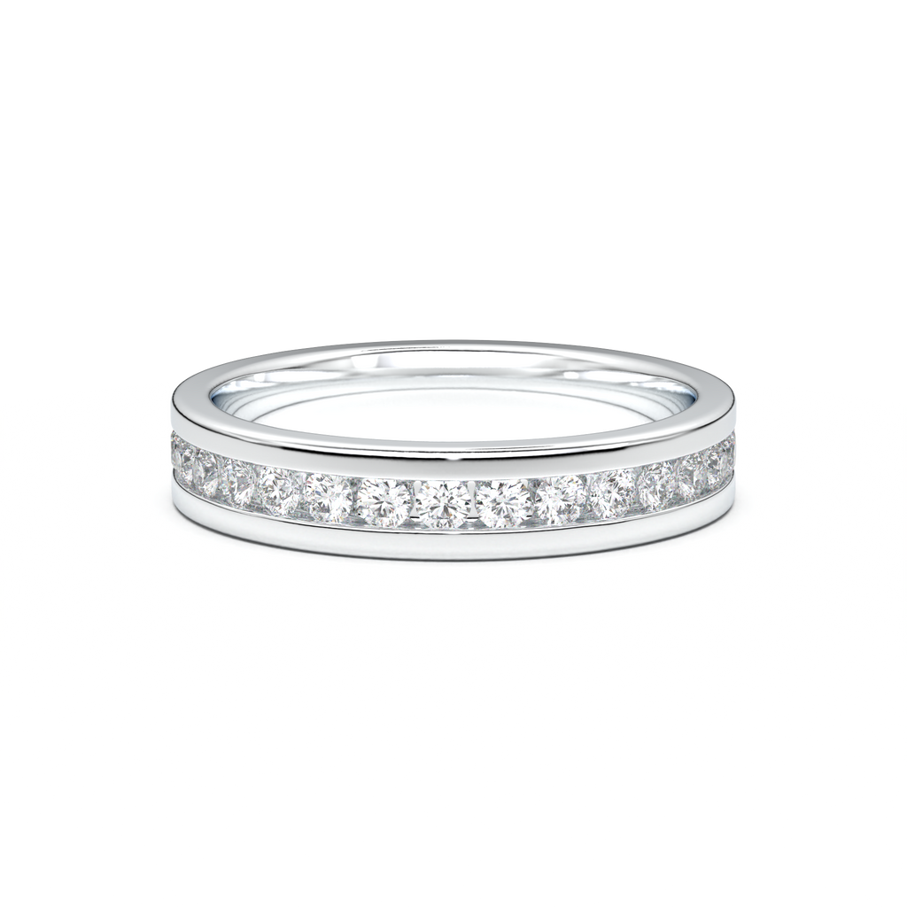 Channel-Set Diamond Men's Band