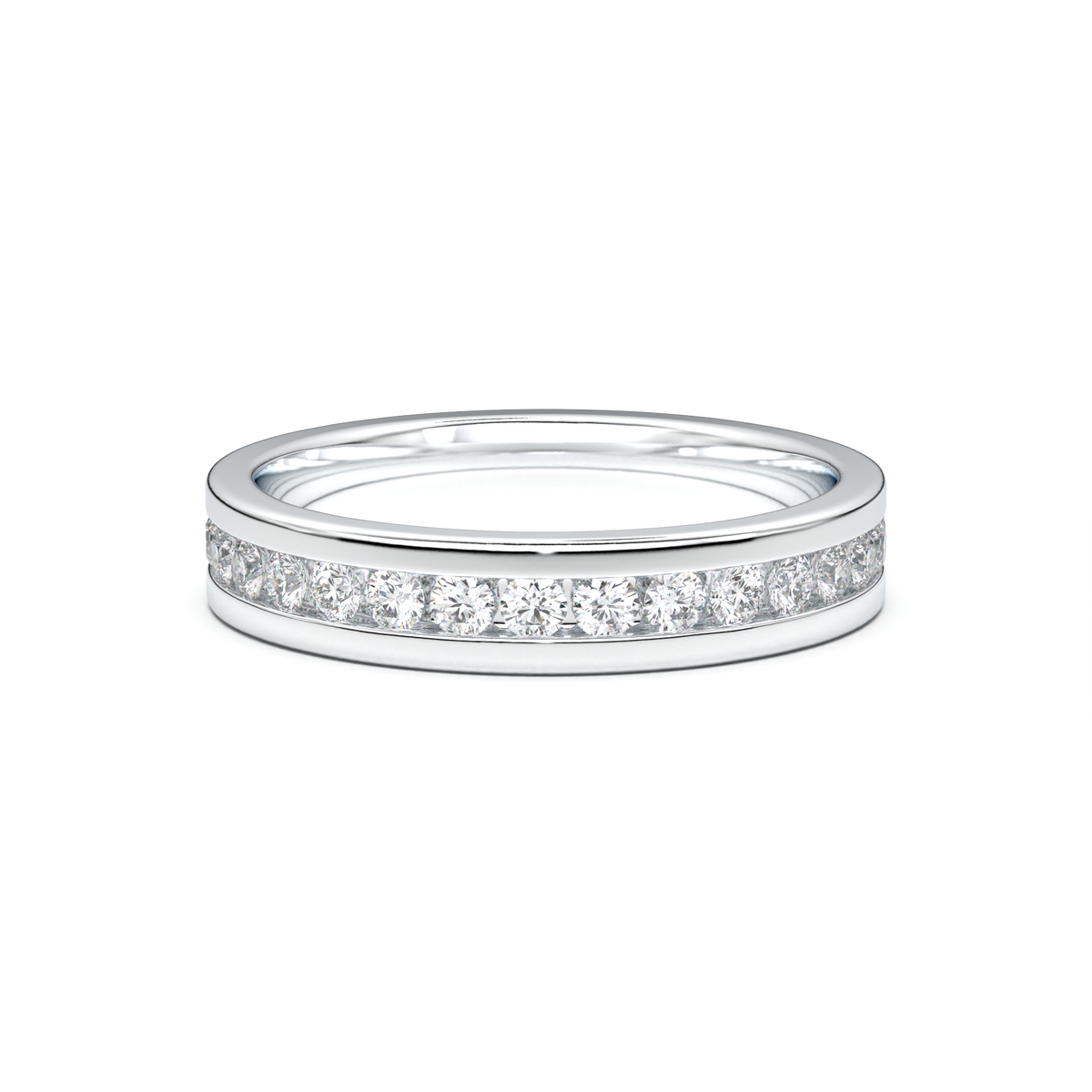 Channel-Set Diamond Men's Band