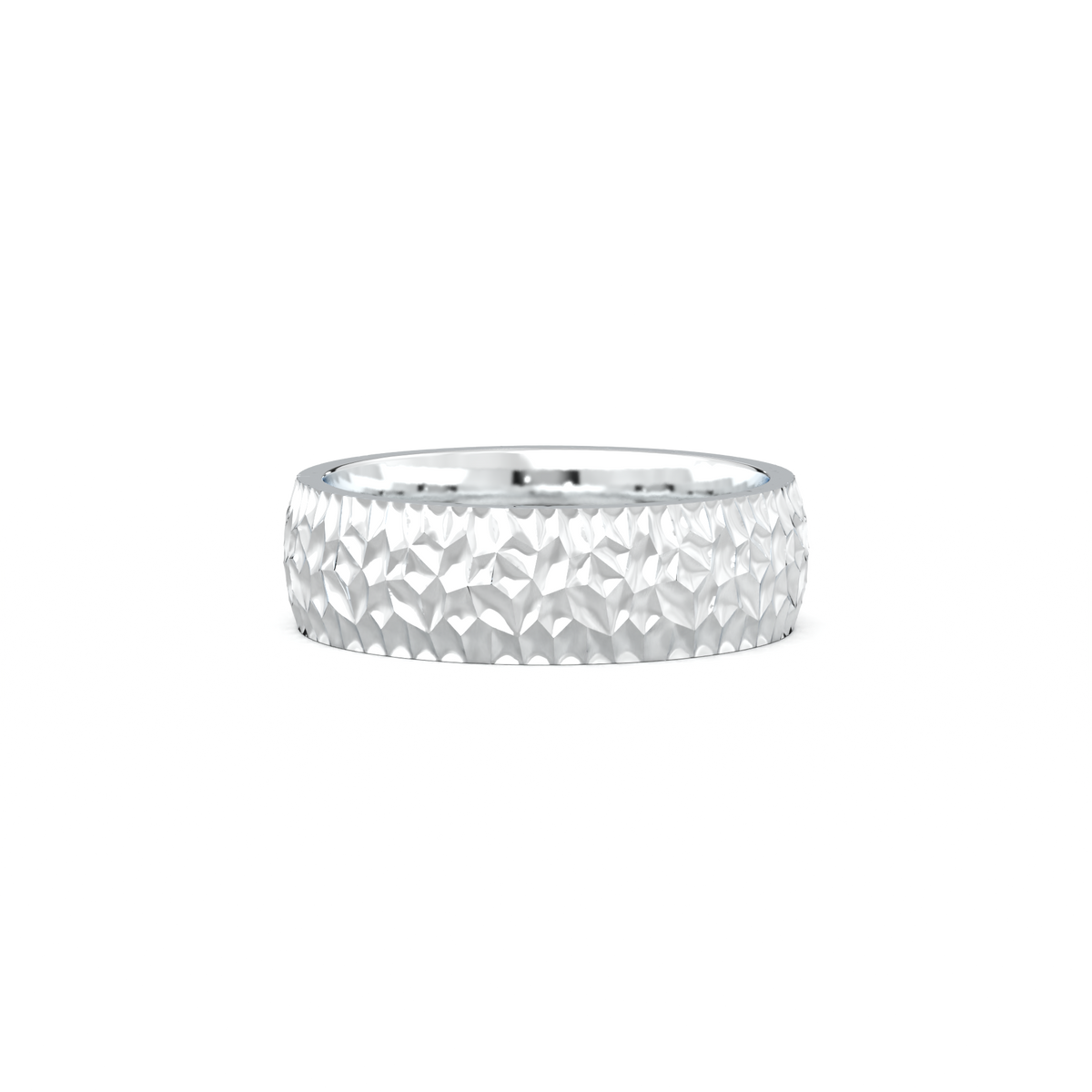 Hammered Texture Men's Band
