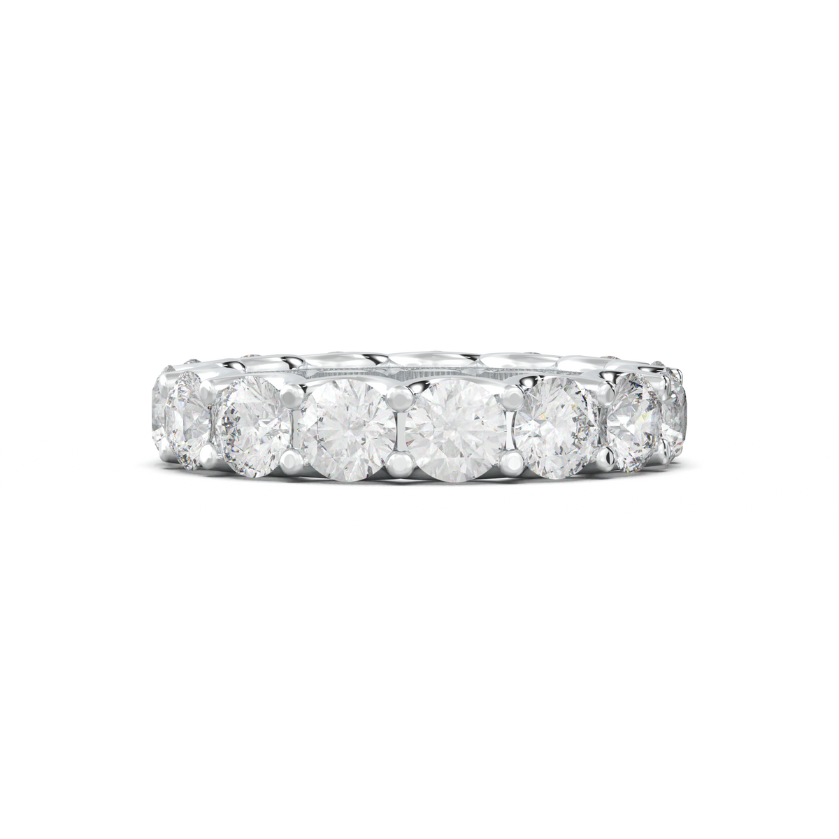 Round Eternity Wedding Band