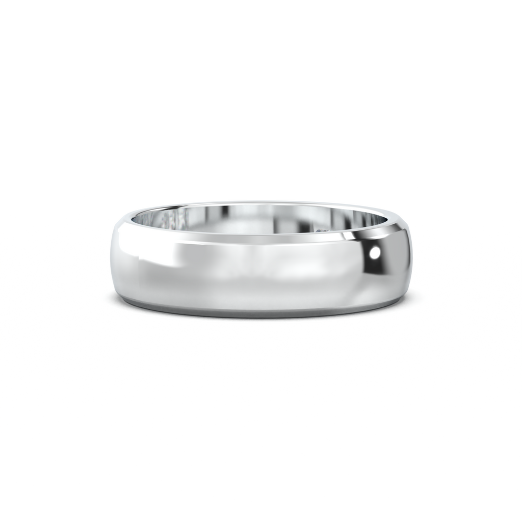 Three-Emerald Inlay Men's Band