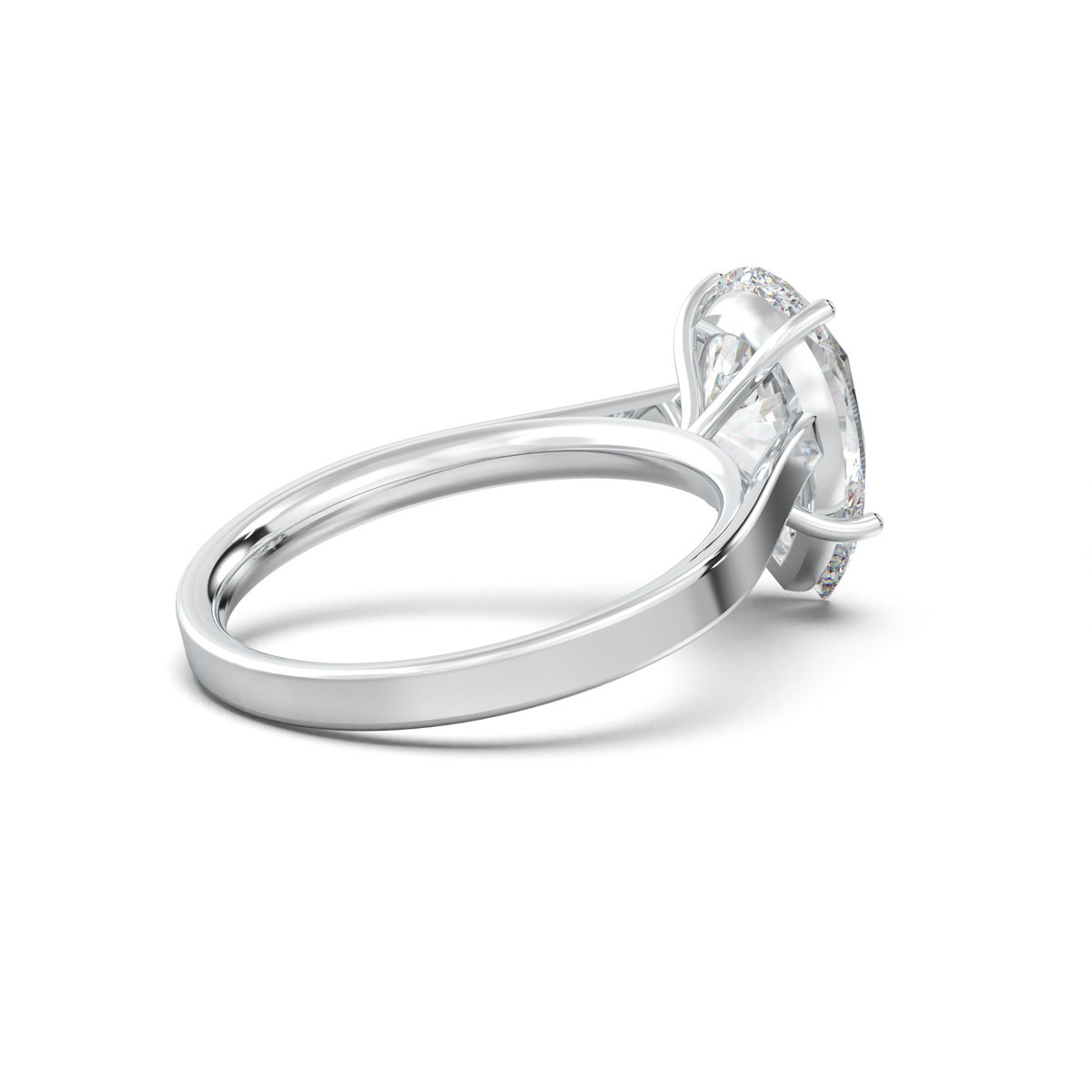 Pear Solitaire Engagement Ring