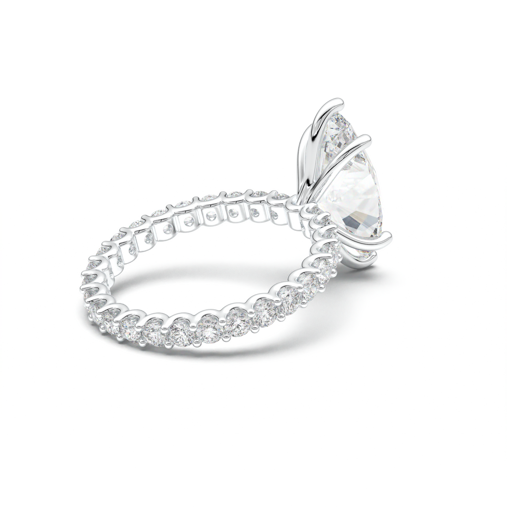 Marquise Pavé Engagement Ring