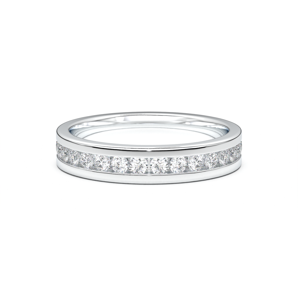 Channel-Set Diamond Men's Band