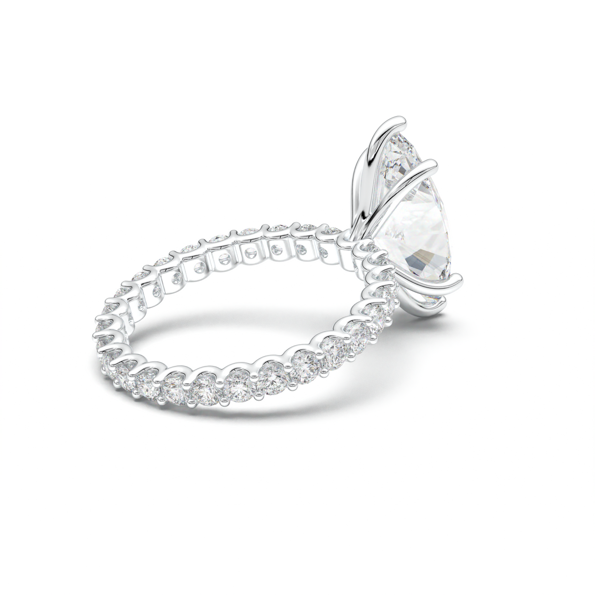 Marquise Pavé Engagement Ring