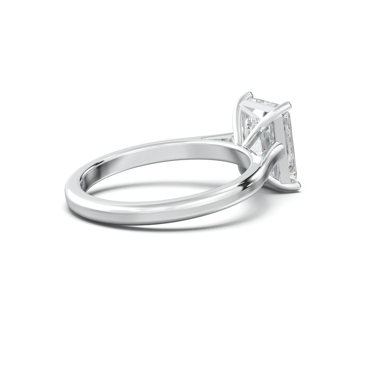 Radiant Solitaire Engagement Ring