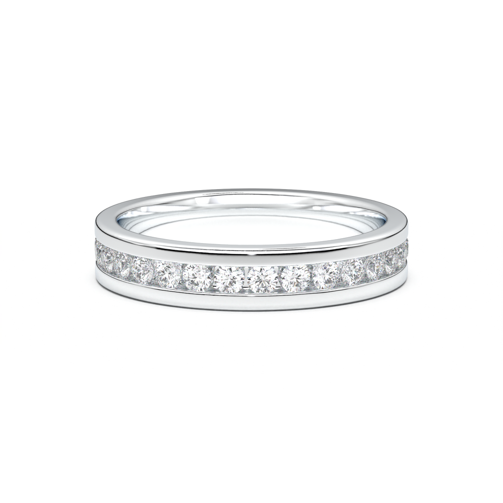 Channel-Set Diamond Men's Band