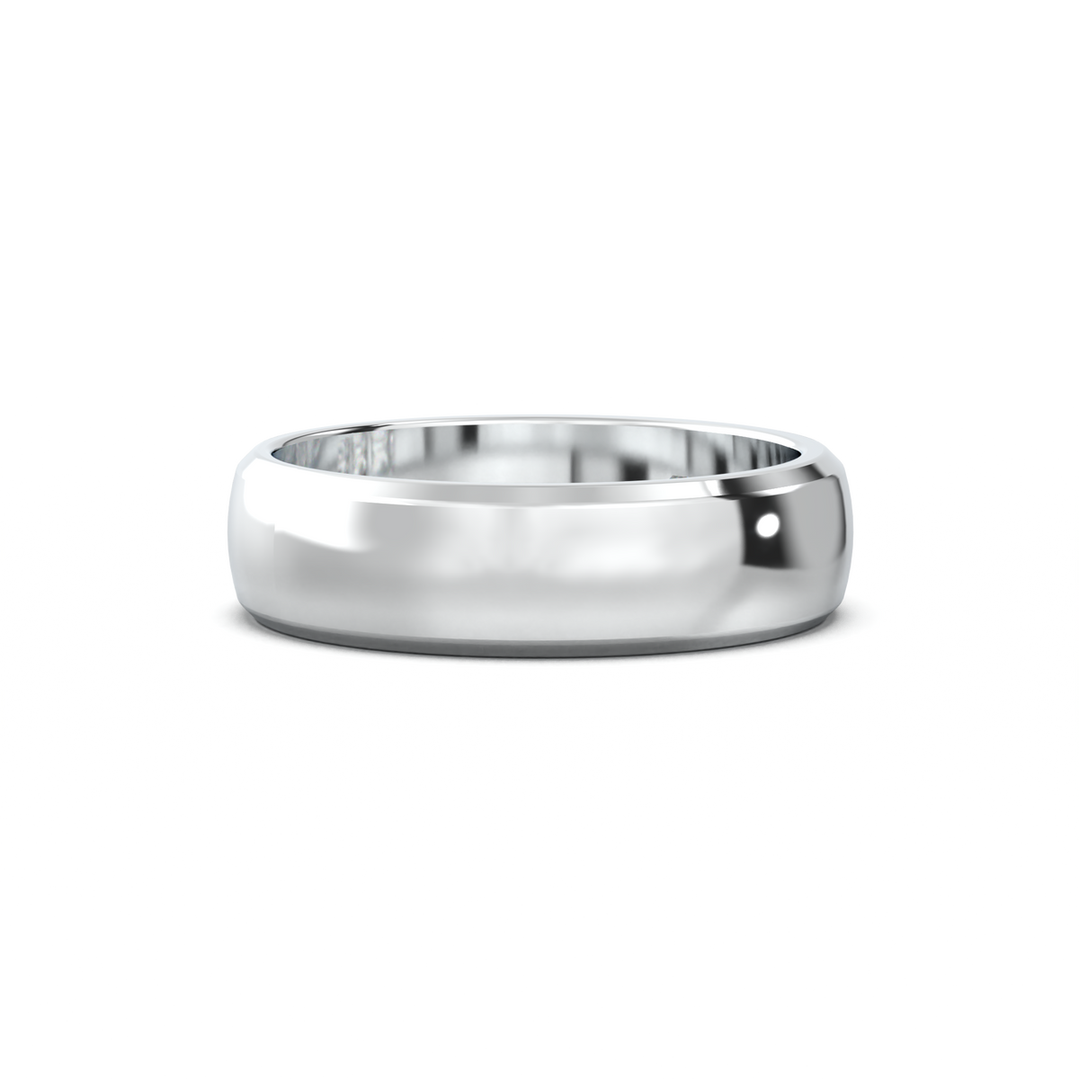 Three-Emerald Inlay Men's Band