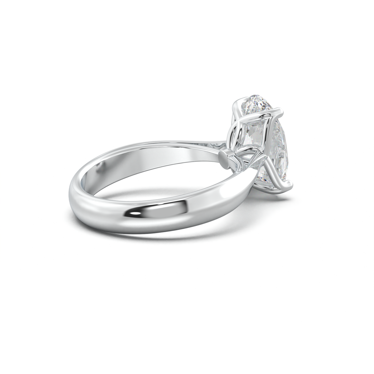 Oval Solitaire Engagement Ring