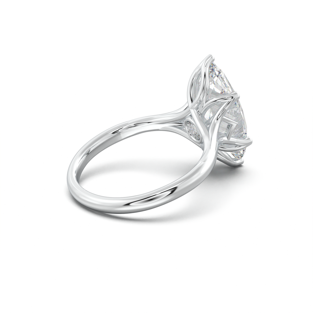 Marquise Solitaire with Hidden Diamond Accent