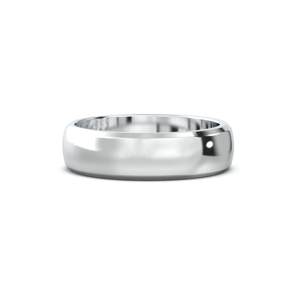 Three-Emerald Inlay Men's Band