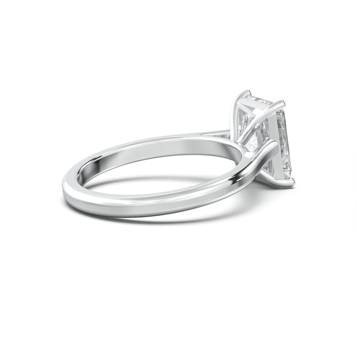 Radiant Solitaire Engagement Ring