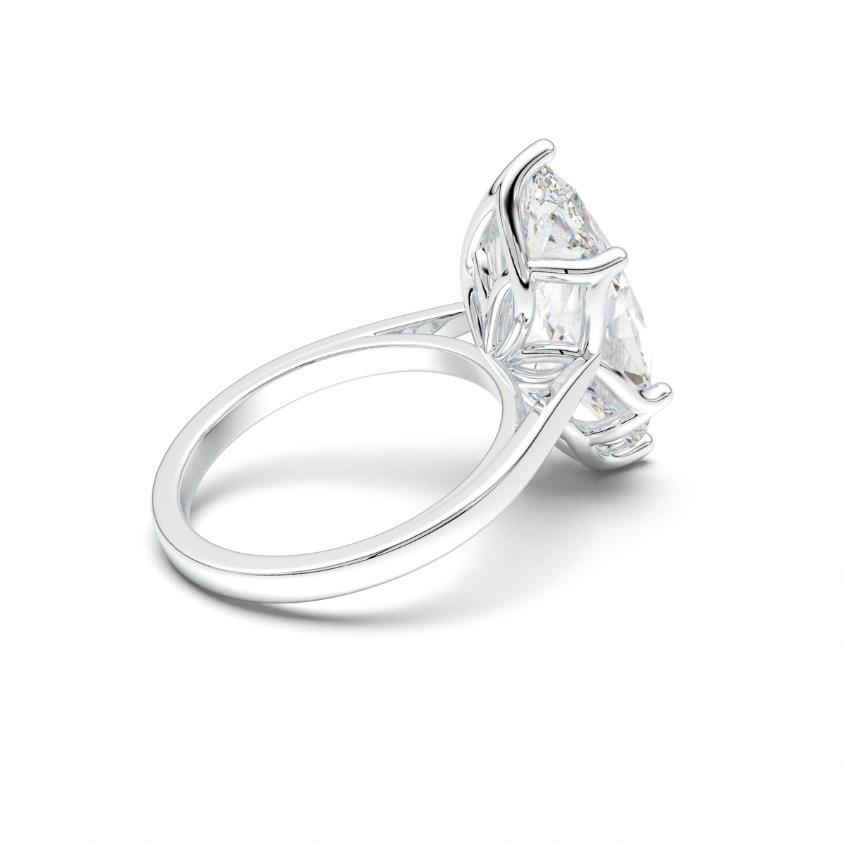Marquise Solitaire Engagement Ring
