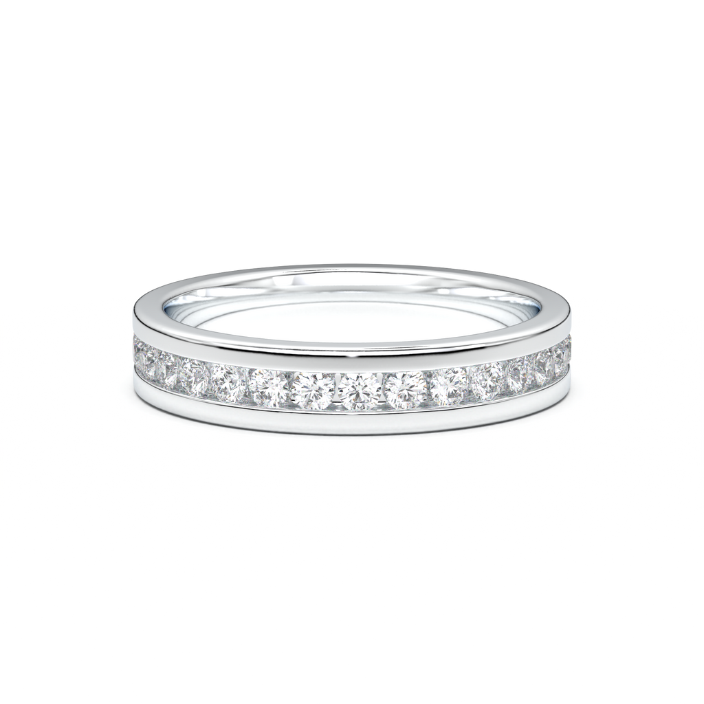 Channel-Set Diamond Men's Band