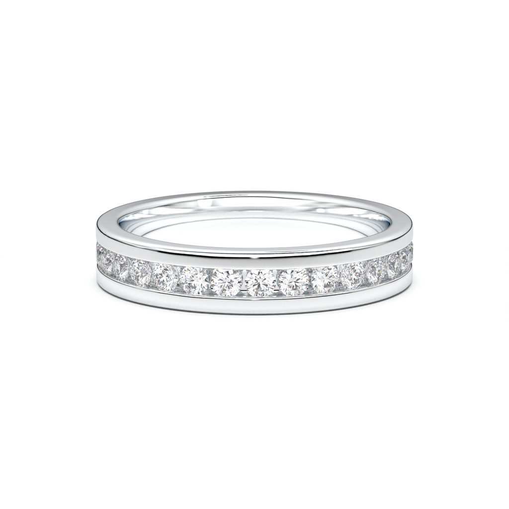 Channel-Set Diamond Men's Band