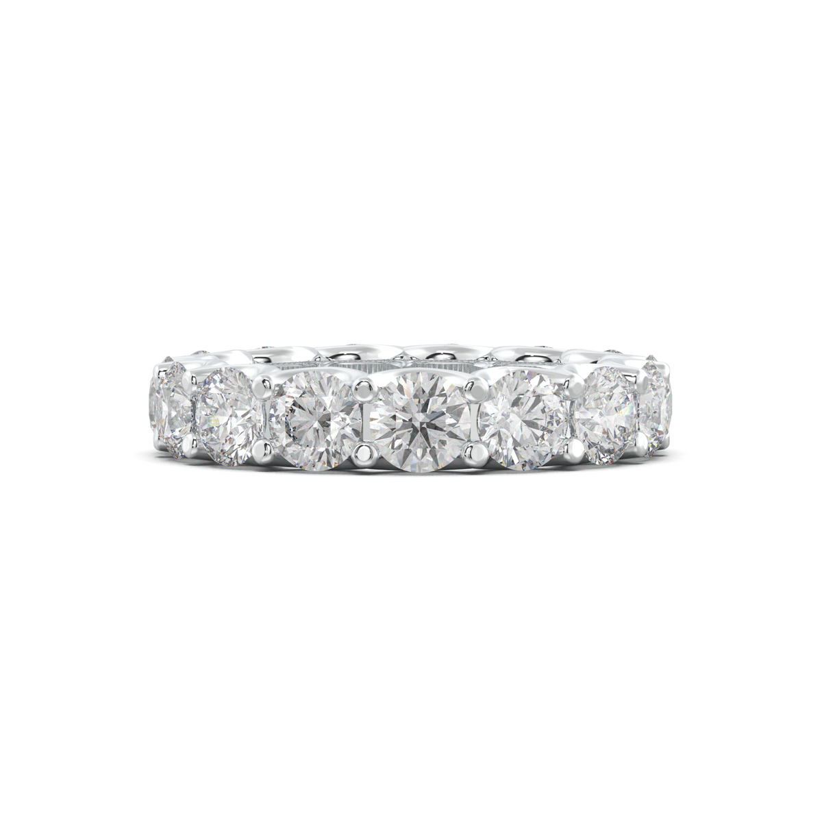 Round Eternity Wedding Band