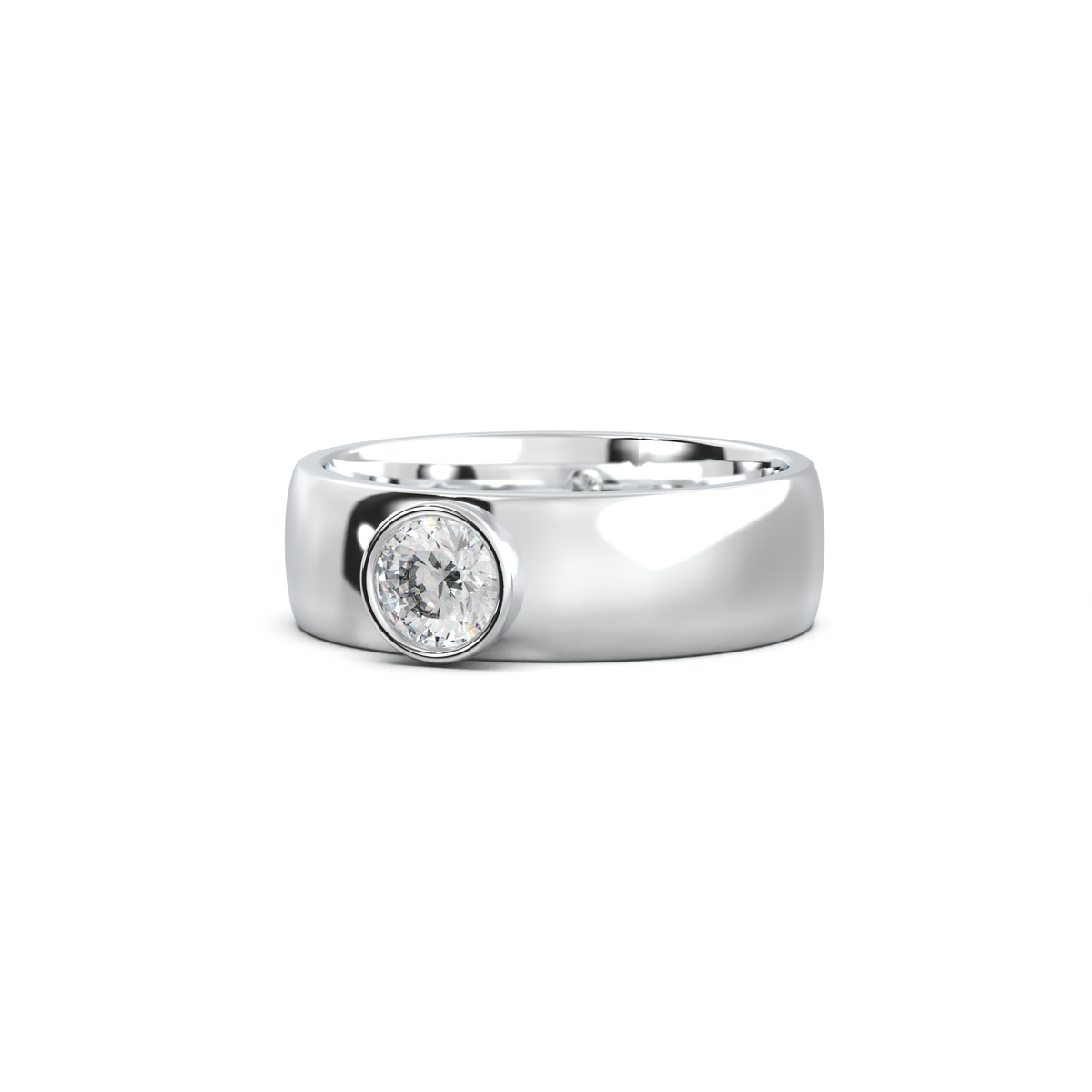 Round Bezel Men's Band