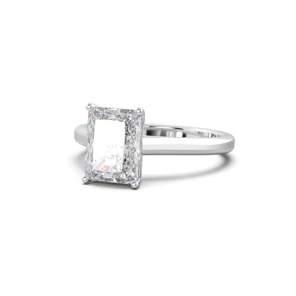 Radiant Solitaire Engagement Ring