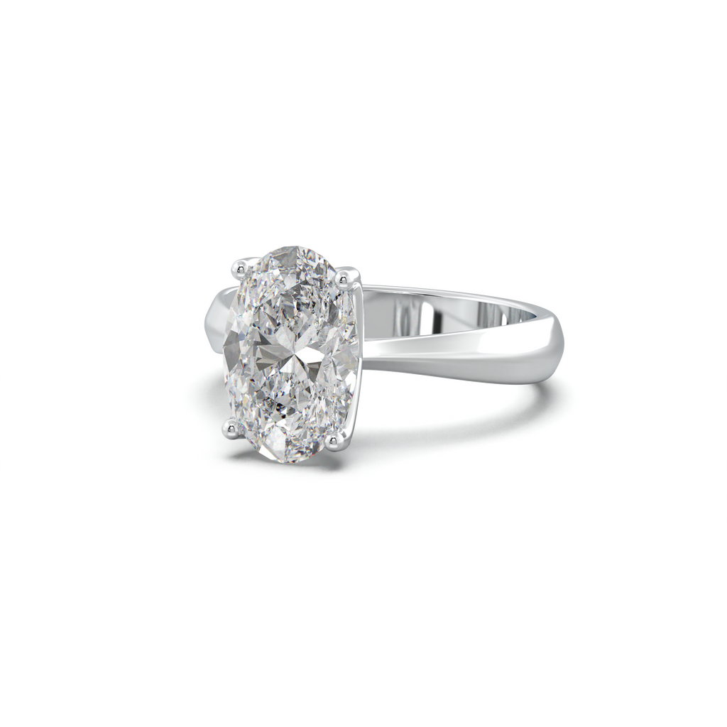 Oval Solitaire Engagement Ring