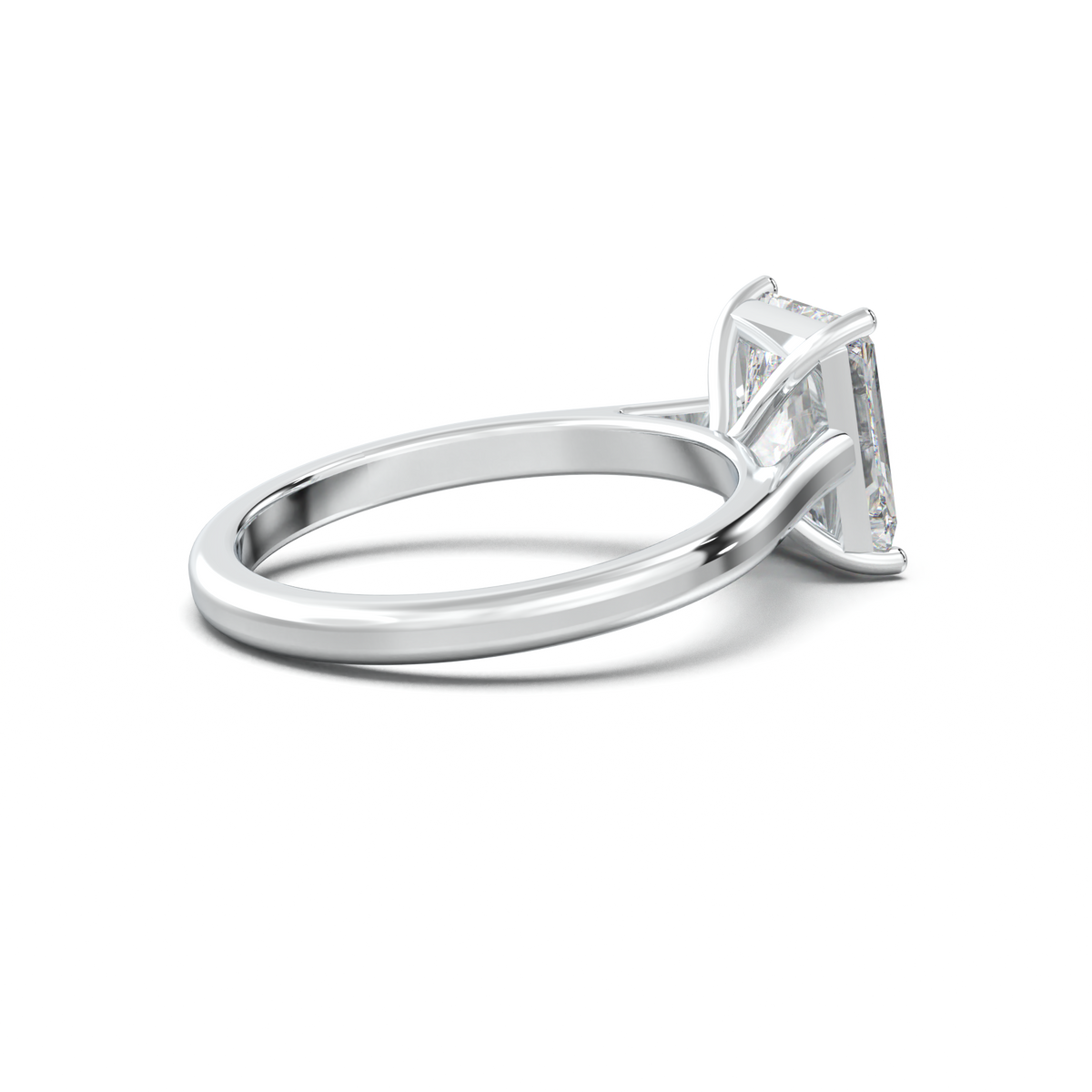 Radiant Solitaire Engagement Ring