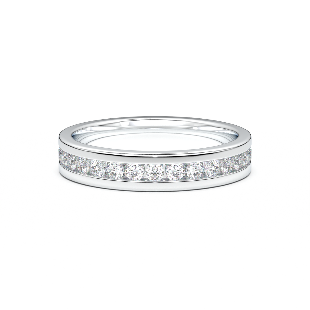Channel-Set Diamond Men's Band